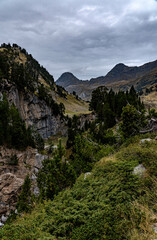 Fototapeta na wymiar Landscapes of the pyrenees