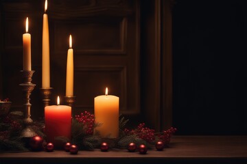 candles in the church