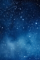  Deep blue Christmas night sky filled with stars