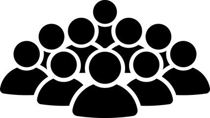 People group icon. Team of worker. User profile symbol. Group of people or group of users. Persons symbol. Vector.