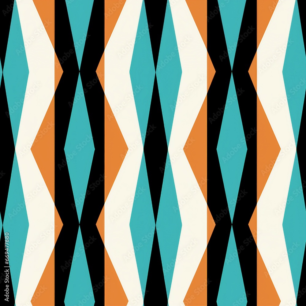 Poster stripes and lines symmetry pattern