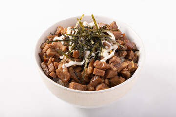 刻みチャーシュー丼