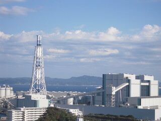 風景写真　久里浜　エネルギー源