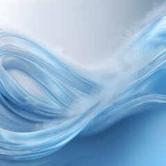 Abstract blue waves in motion background