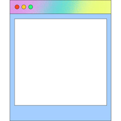Obraz premium Text box retro computer windows and screens