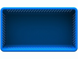 Plastic Multipurpose Storage Basket 35cm x 20cm x 8cm 3D print model