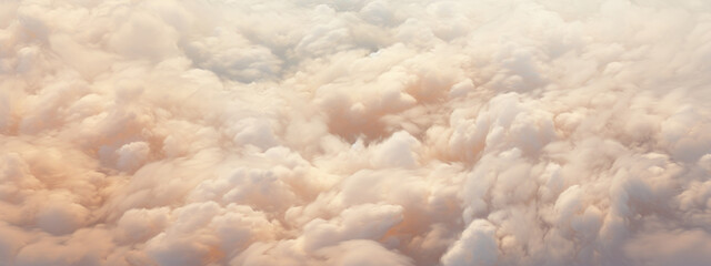 Velvety clouds illuminated from above.
