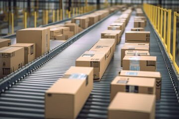 Cardboard Box Logistics: The Heart of Retail and Automated Warehouses, The Conveyor Belt and Cardboard Box