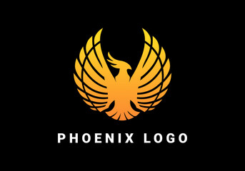 Obraz premium mythology, orange, phoenix, phoenix logo, rebirth, red, regal, royal, simple, studio, wing, wings, wisdom, phoenix logo, fire bird