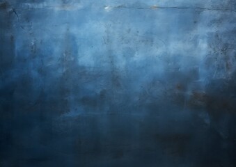 Obraz premium Beautiful abstract decorative blue wall background grunge texture for banner with copy space for design