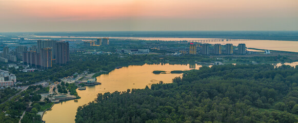 The river to their environment lives in a city