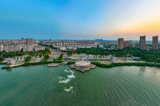 The river to their environment lives in a city