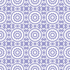 Purple polygons flower seamless abstract background