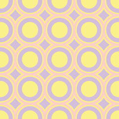 Retro pastel background seamless pattern