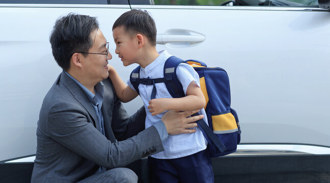 The father who sent his son to school told his son