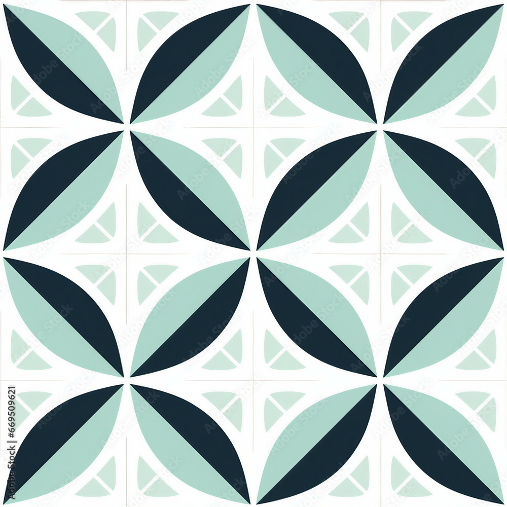 Poster clean and modern minimalist pattern