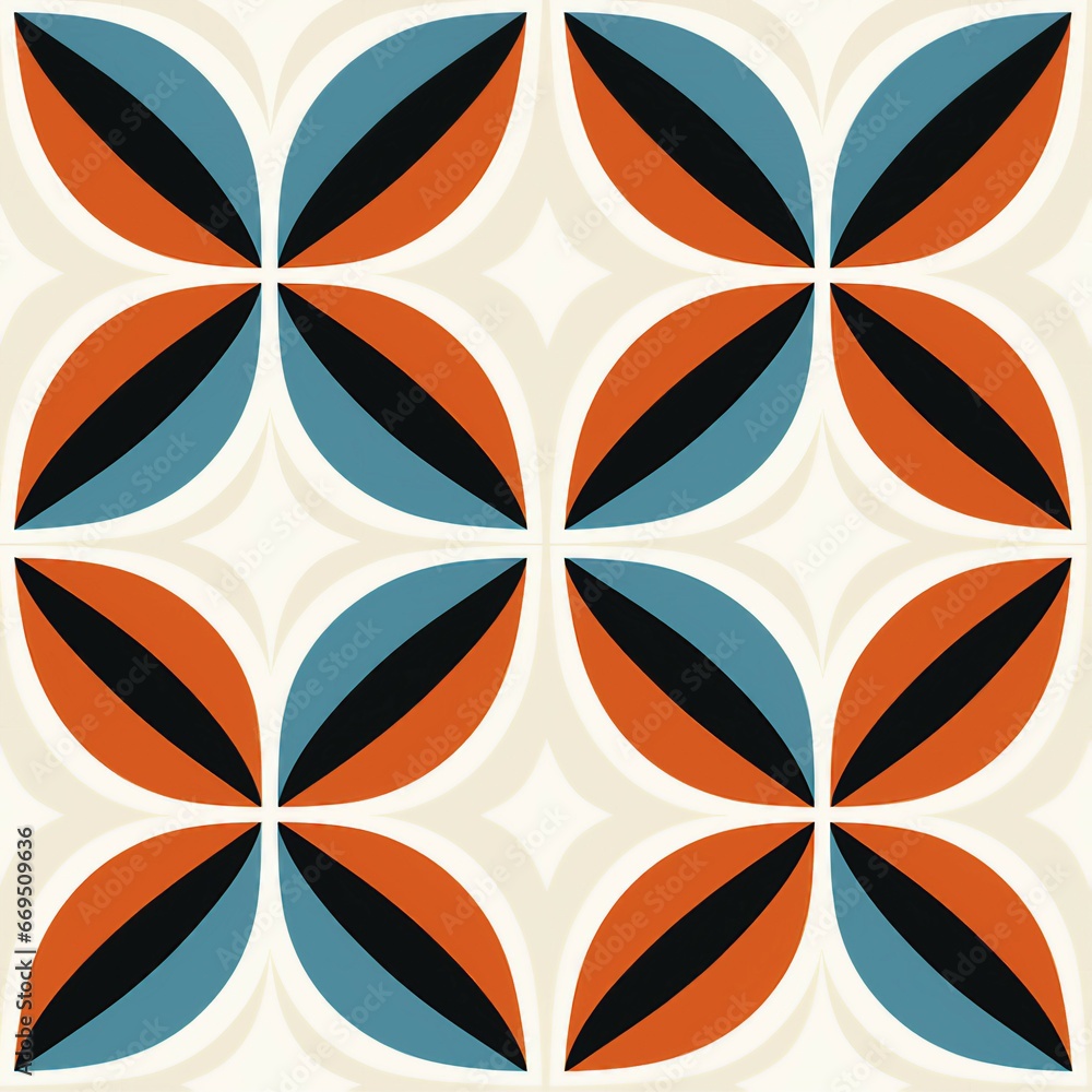 Poster clean and modern minimalist pattern