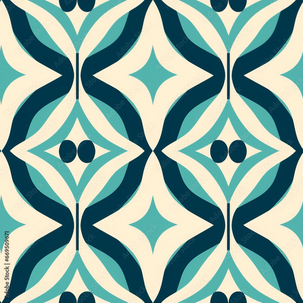 Poster Clean Lines and Simplicity Pattern