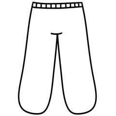 Baggy Pants Outline