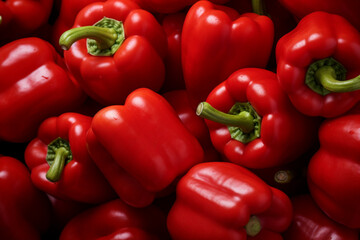 Red bell peppers, Generative AI