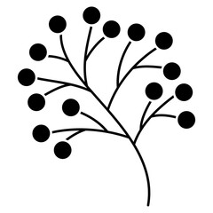 abstract floral plant