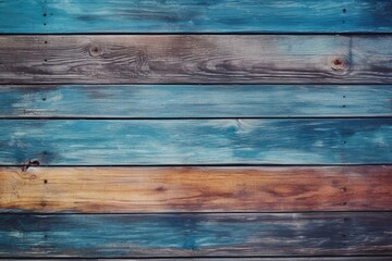 Background with old planks, vintage color. Vintage beach wood background. Generative AI
