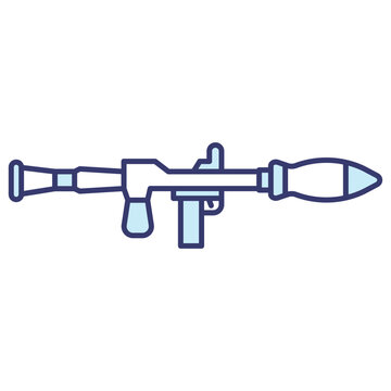 blue outline rpg weapon clip art preview