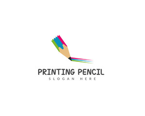 Pixel Press Print Company Emblem Vector Editable Vector
