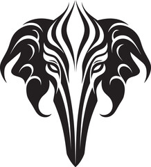 Elephant Logo with Mother and Calf A Symbol of Family and Nurturing Elephant Logo with Herd A Symbol of Community and Strength