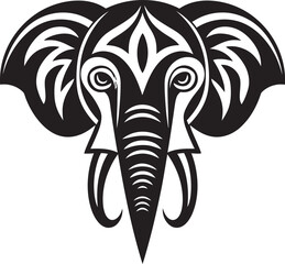 Elephant Logo with Monogram A Symbol of Personalization and Style Elephant Logo with Mascot A Symbol of Fun and Engagement