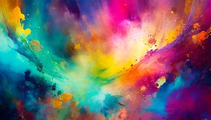 Photo sur Plexiglas Mélange de couleurs Abstract Watercolor Background