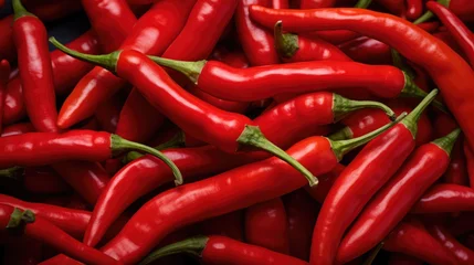 Keuken spatwand met foto red hot chili peppers © faiz