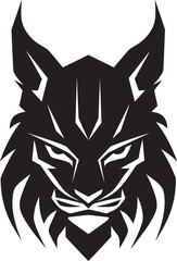 Majestic Prowler Iconic Black Lynx Regal Lynx Majesty Emblematic Logo