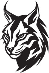 Noble Hunter Ambassador Iconic Symbol Safari Sentinel in Monochrome Lynx Emblem