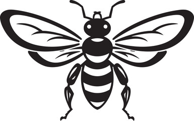 Regal Protector Ambassador Vector Symbol Simplistic Predation Iconic Hornet Emblem