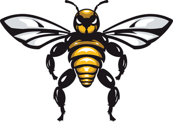 Iconic Sting Majesty Monochrome Design Warriors Sting Black Hornet Emblem