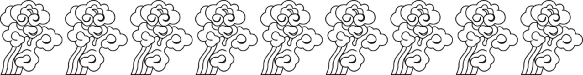 Luxury festive Chinese oriental traditional culture premium classical decoration red gold line art design vector illustration. Covers, greeting cards, logos, packaging, posters, backgrounds -Greeting 