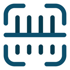 Barcode scanner flat icon
