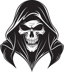 Embrace of Darkness Iconic Reaper Emblem Majestic Reaper Majesty Monochrome Symbol