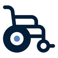 Wheelchair duo tone icon