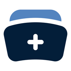 Obraz premium Nurse cap duo tone icon