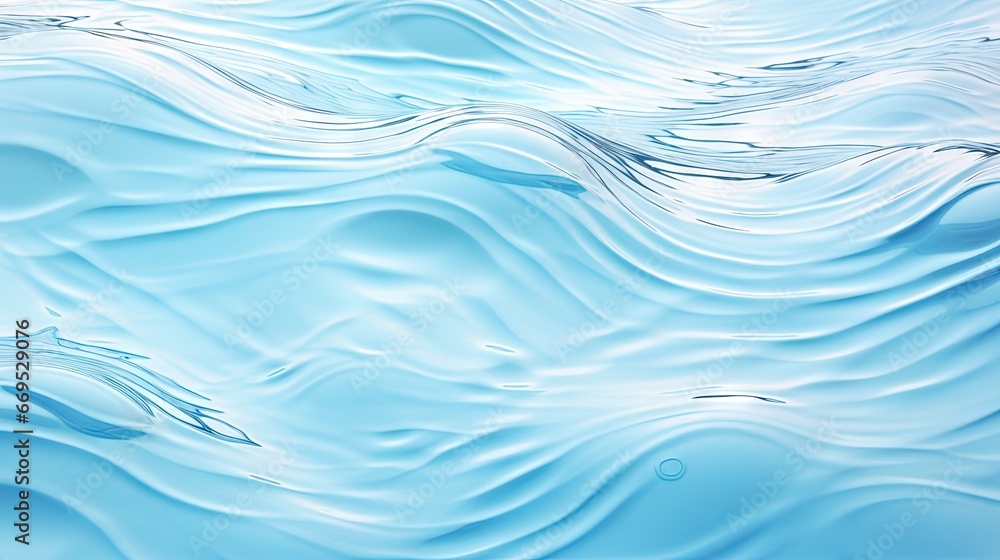 Poster swimming pool bottom caustics ripple and flow with waves background