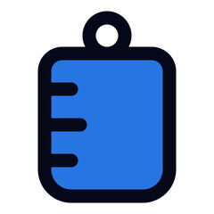 Obraz premium IV bag filled line icon