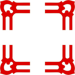 Luxury festive Chinese oriental traditional culture premium classical decoration red gold line art design vector illustration. Covers, greeting cards, logos, packaging, posters, backgrounds -Greeting 