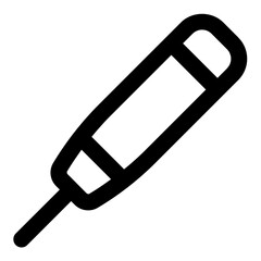 Thermometer line icon