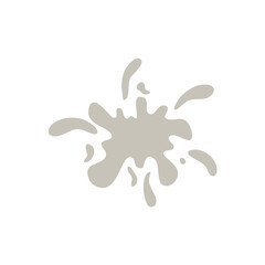 Colorful paint splatters.Paint splashes set.