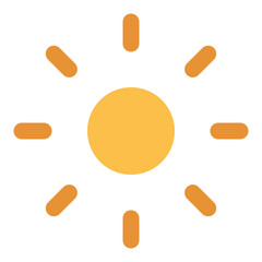 Sun flat icon