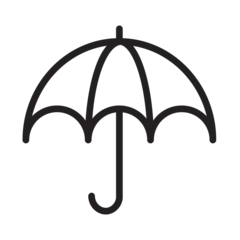 Fotobehang umbrella icon © Arta