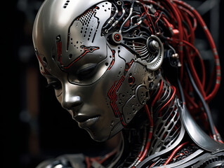 Robo Gal's Amazing Close-Up Face