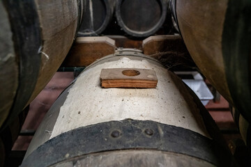 Balsamico vinegar casks in Italy